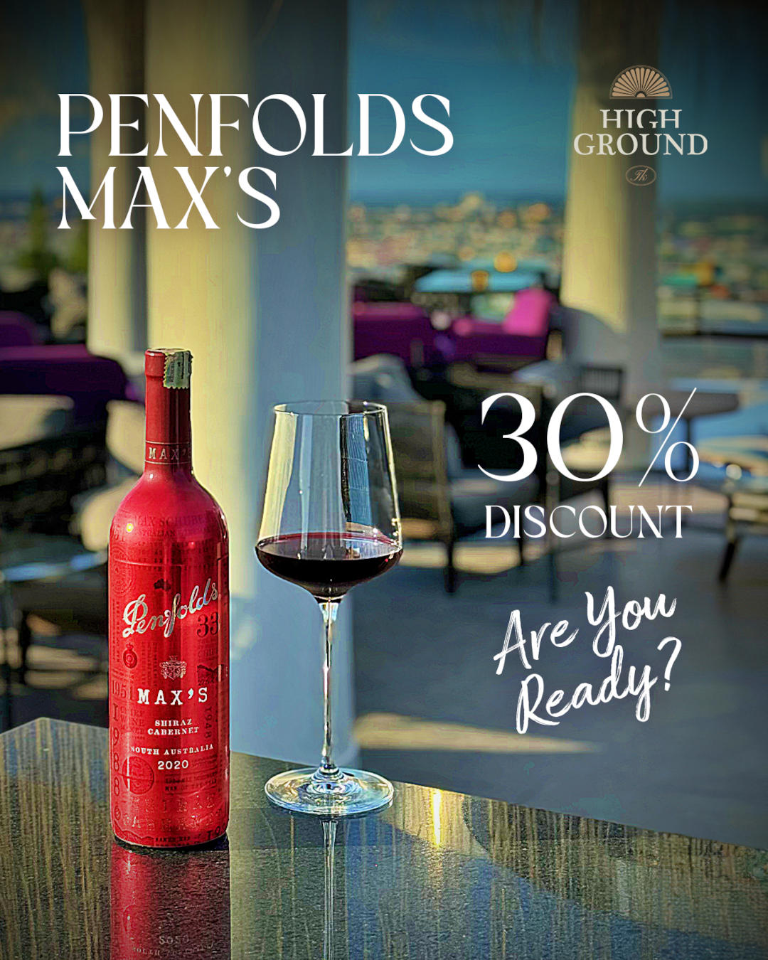 30% off on Penfolds Max’s